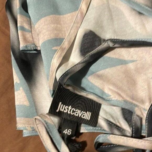 Just Cavalli mixed print cami top multi colored size 10 - Picture 6 of 9